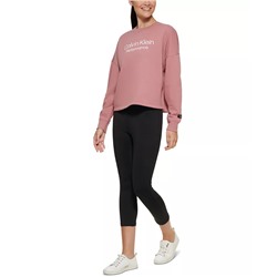 Calvin Klein Performance Women's Stacked Logo Cropped Sweatshirt