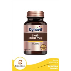 Dynavit Biotin 2000 Mcg 100 Tablet 13577