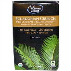 Coconut Secret, Эквадорский хруст, молочный шоколад и поджаренный кокос, 2,25 унции (64 г)