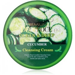 DEOPROCE PREMIUM CLEAN &amp; DEEP CUCUMBER CLEANSING CREAM Очищающий крем для лица с экстрактом огурца 300г