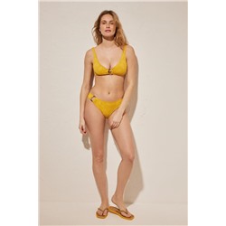 Braga bikini amarilla anilla lateral