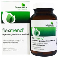 FutureBiotics, FlexMend, вегетарианский глюкозамин с МСМ, 90 вегетарианских капсул