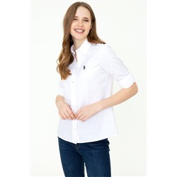US Polo Assn Beyaz Kadın Gömlek G082GL004.000.1458906