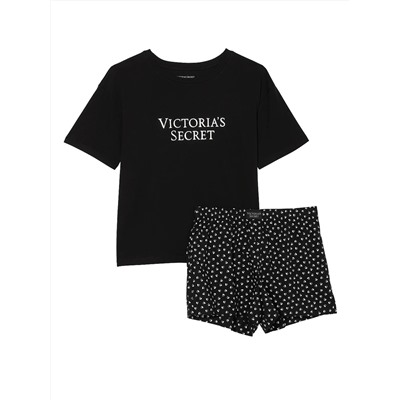 Victoria's Secret Cotton Short Tee-Jama Set