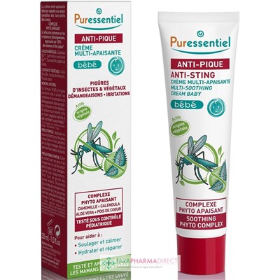 Puressentiel Anti-Pique Crème Multi-Apaisante Bébé 30 ml