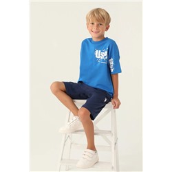 Erkek Çocuk Kobalt Mavi Pijama Takımı