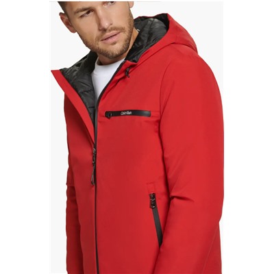 Water Resistant Hooded Jacket Calvin Klein