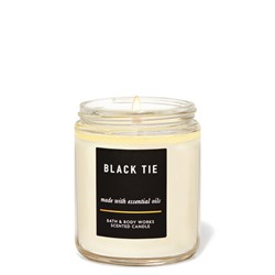 BLACK TIE Single Wick Candle