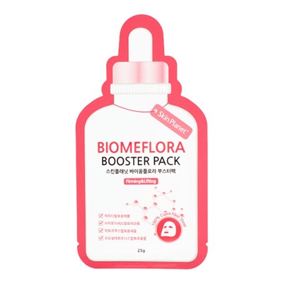 SKIN PLANET BIOMEFLORA Firming &amp; Lifting BOOSTER PACK  Тканевая маска для лица с эффектом лифтинга 25г