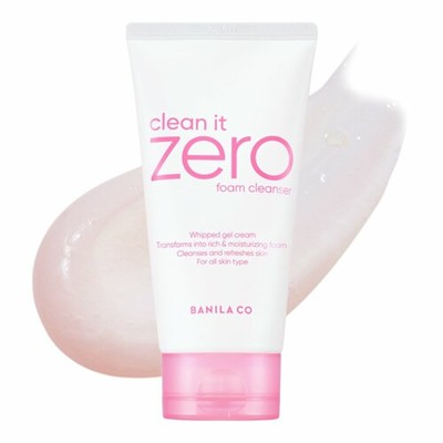 Мягкая пенка для умывания лица с экстрактом ацеролы и ройбуша Banila Co. Clean It Zero Foam Cleanser 150 ml