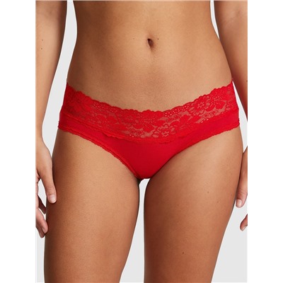 PINK WINK LACE-TRIM HIPHUGGER PANTY