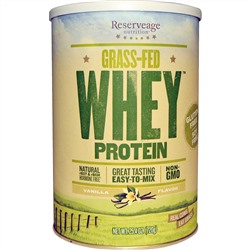 ReserveAge Nutrition, Сывороточный протеин Grass-Fed, со вкусом ванили, 25.4 унций (720 г)