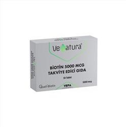 Venatura Venatura 5000 мкг, 30 таблеток витамины для волос, кожи и ногтей