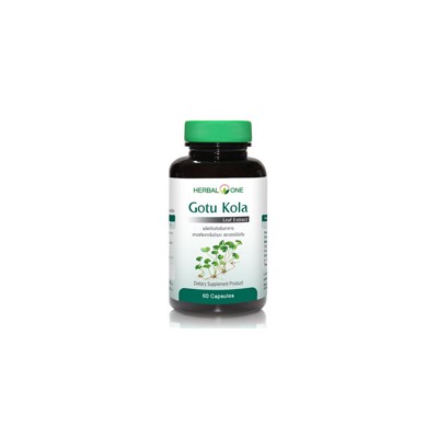 Капсулы Готу Кола (Centella asiatica) Herbal One 60 капсул.