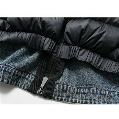 DK*NY ❤️  осенне/зимняя куртка на гусином пуху, джинсовый декоративный подклад. Высококачественная реплика⚡️ Цена на оф сайте выше 130 000😳 открытие продаж 21.11 в 15:00⚡️    ✅Цвет: на фото     ✅Материал: подкладка 💯полиэстер, наполнитель 80%пух, 20%перо 🪶