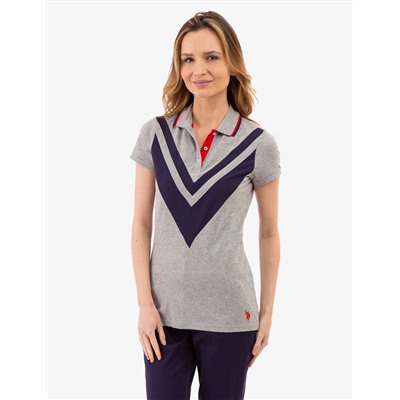 DOUBLE CHEVRON TIPPED POLO SHIRT