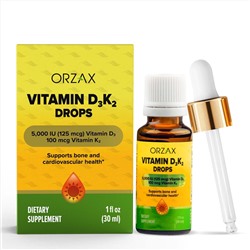 ORZAX ВИТАМИН D3K2 КАПЛИ (Витамин Д 30мл)