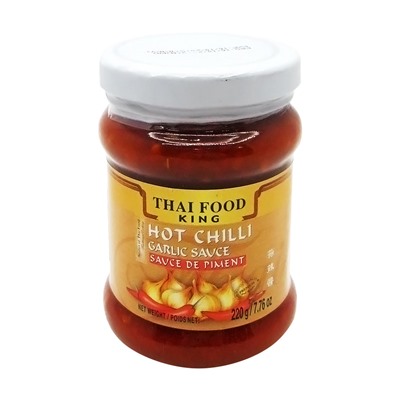 THAI FOOD KING Hot Chilli Garlic Sauce Соус острый Чили Чесночный 220г