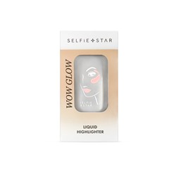 [SELFIE STAR] Хайлайтер для лица и тела жидкий МОЙ ВАЙБ Liquid Highlighter Wow Glow My Vibe, 20 мл