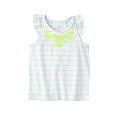 Neon Geo Flutter Tee