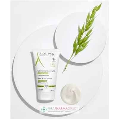 A-Derma Crème Mains & Ongles Hydratante BIO 50ml