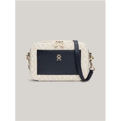 TH Monogram Jacquard Crossbody Bag