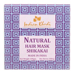 INDIAN KHADI Natural hair mask Shikakai Натуральная маска для волос Шикакаи 100г