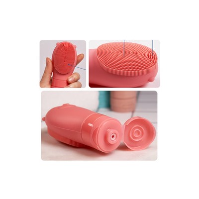 Gomdochi Foam Cleanser #Pink, Очищающая пенка с силиконовой щеточкой