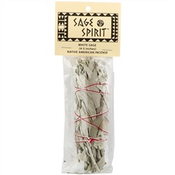 Sage Spirit, Благовония коренных американцев, терескен шерстистый, маленький (4-5 дюймов), 1 палочка для окуривания