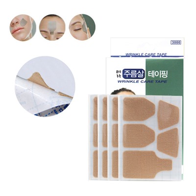 Wrinkle Care Tape Тейпы для лица против морщин 	1Pack (5 Patches*4ea)