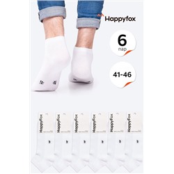 Набор укороченных носков в сетку 6 пар Happy Fox