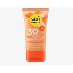 Sonnenfluid Gesicht daily protect mit Hyaluronsäure & Vitamin E, LSF 30, 50 ml
