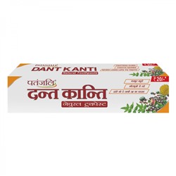 PATANJALI Dant Kanti Natural Toothpaste Зубная паста аюрведическая на травах Дент Канти 40г