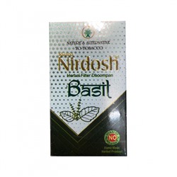 NIRDOSH Herbal Filter Dhoompan Сигареты без табака без фильтра с базиликом 10шт