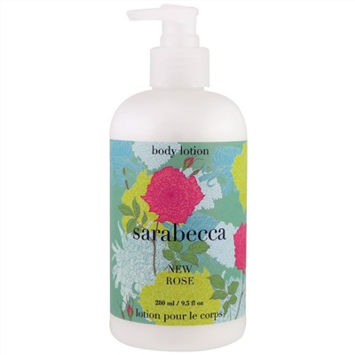 Sarabecca, Body Lotion, New Rose, 9.5 fl oz (280 ml)