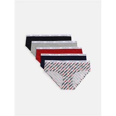 TOMMY HILFIGER MIX LOGO HIPSTER 5PK