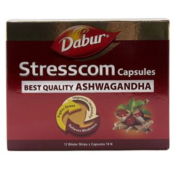 DABUR Stresscom Стресском для укрепления центральной нервной системы 120капс