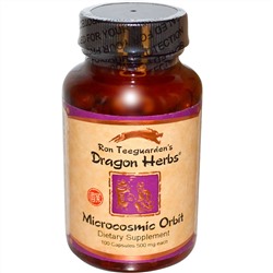 Dragon Herbs, Микрокосмическая орбита, 500 мг, 100 капсул