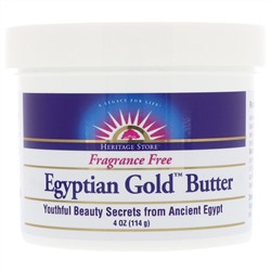 Heritage Store, Egyptian Gold Butter, Fragrance Free, 4 oz (114 g)