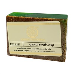 KHADI NATURAL Apricot scrub soap Мыло-скраб абрикосом 125г