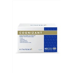 Vitafenix Cognizant Fosfatidilserin Ve Sitikolin İçeren Takviye Edici Gıda Vegan 40 Kapsül VTF-003
