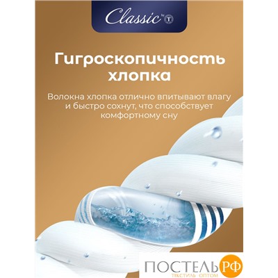 Classic by T ДЕМЕТРА Одеяло 140х205, 1пр., см.хлопок/хлопок/микровол.