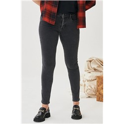 Lee Kadın Skinny Fit Normal Bel Denim Esnek Jean Kot Pantolon L526