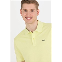 U.S. Polo Assn. Erkek Açık Sarı Polo Yaka Basic T-shirt G081SZ011.000.1589122