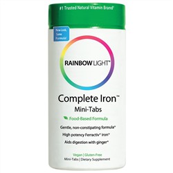Rainbow Light, Комплекс железа, мини-таблетки, 60 Мини-таблетки