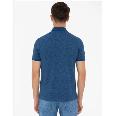 Lacivert Slim Fit Polo Yaka Tişört