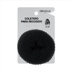 Резинка для волос коллекционная черная Deliplus
