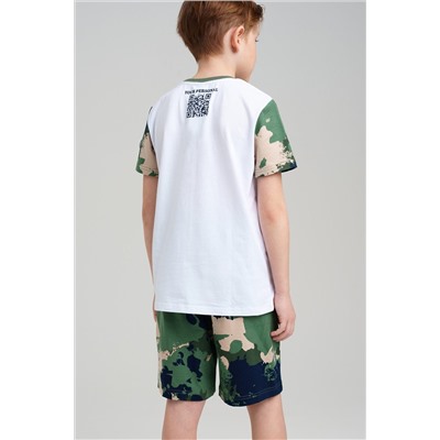 Комплект трикотажный для мальчиков: фуфайка (футболка), шорты PLAYTODAY #861084
