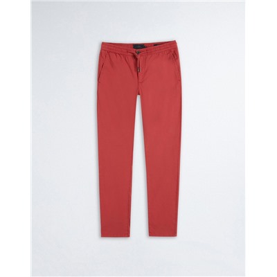 Slim Fit Chino Trousers, Men, Red