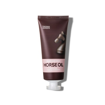 TENZERO RELIEF HAND CREAM - HORSE OIL Успокаивающий крем для рук с лошадиным жиром 100г